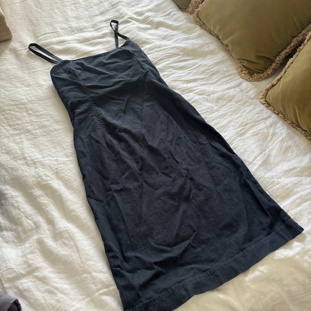 Vintage denim Theory midi dress